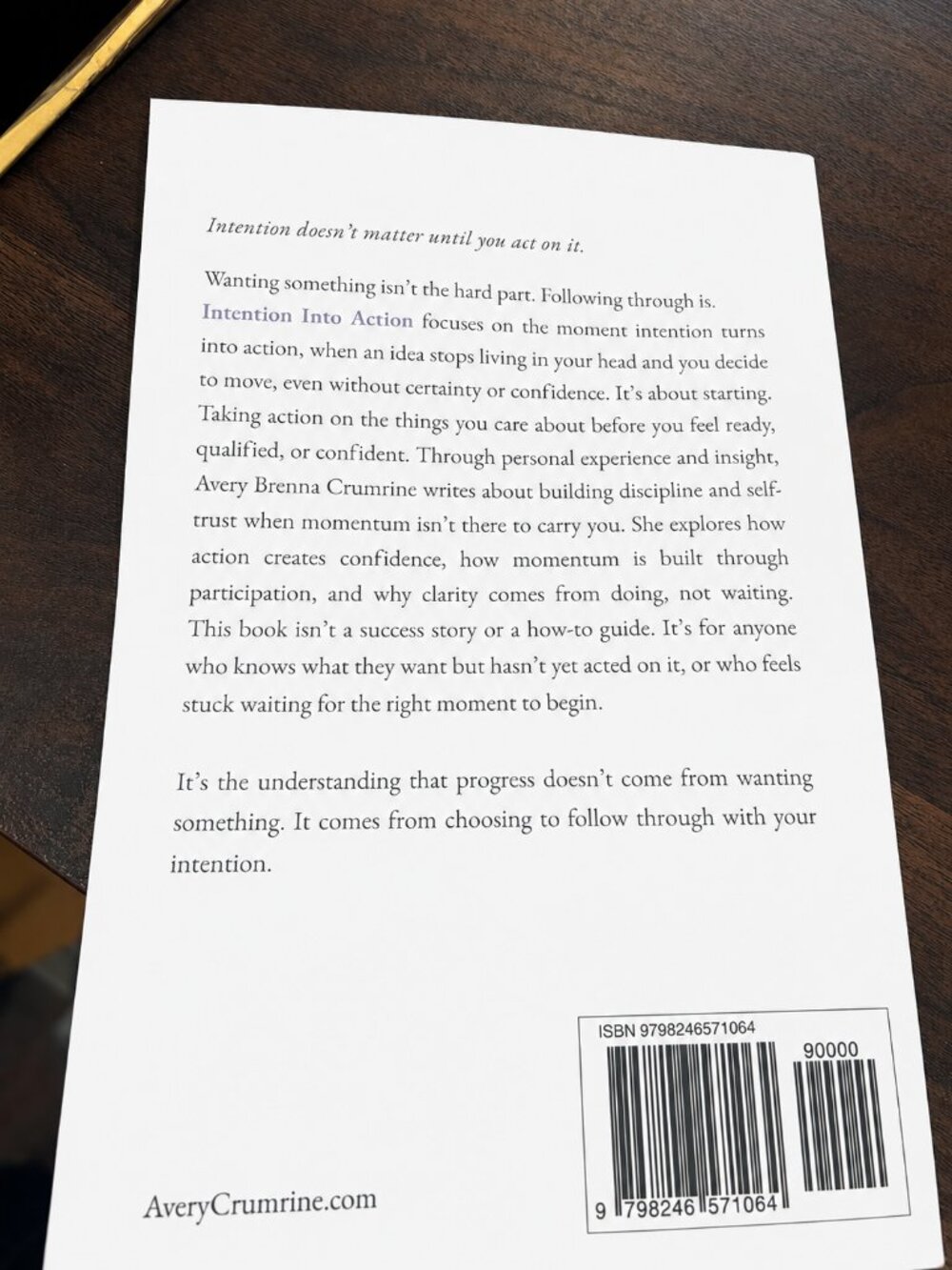 Giveaway | Intention into Action by Avery Brenna Crumrine - Picture 2 of 3